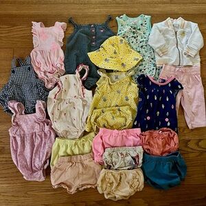 💸Closet clearout! Lot of baby girl clothes—newborn to 6 months